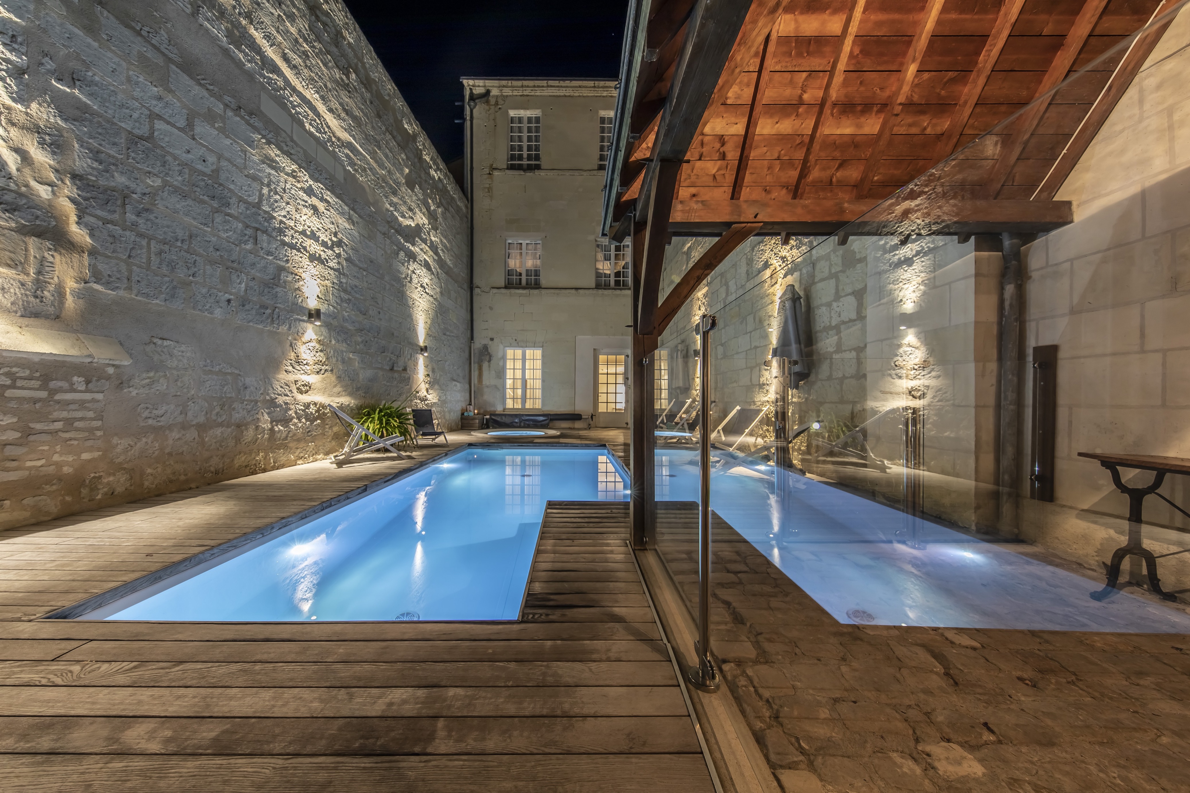 Piscine chauffée