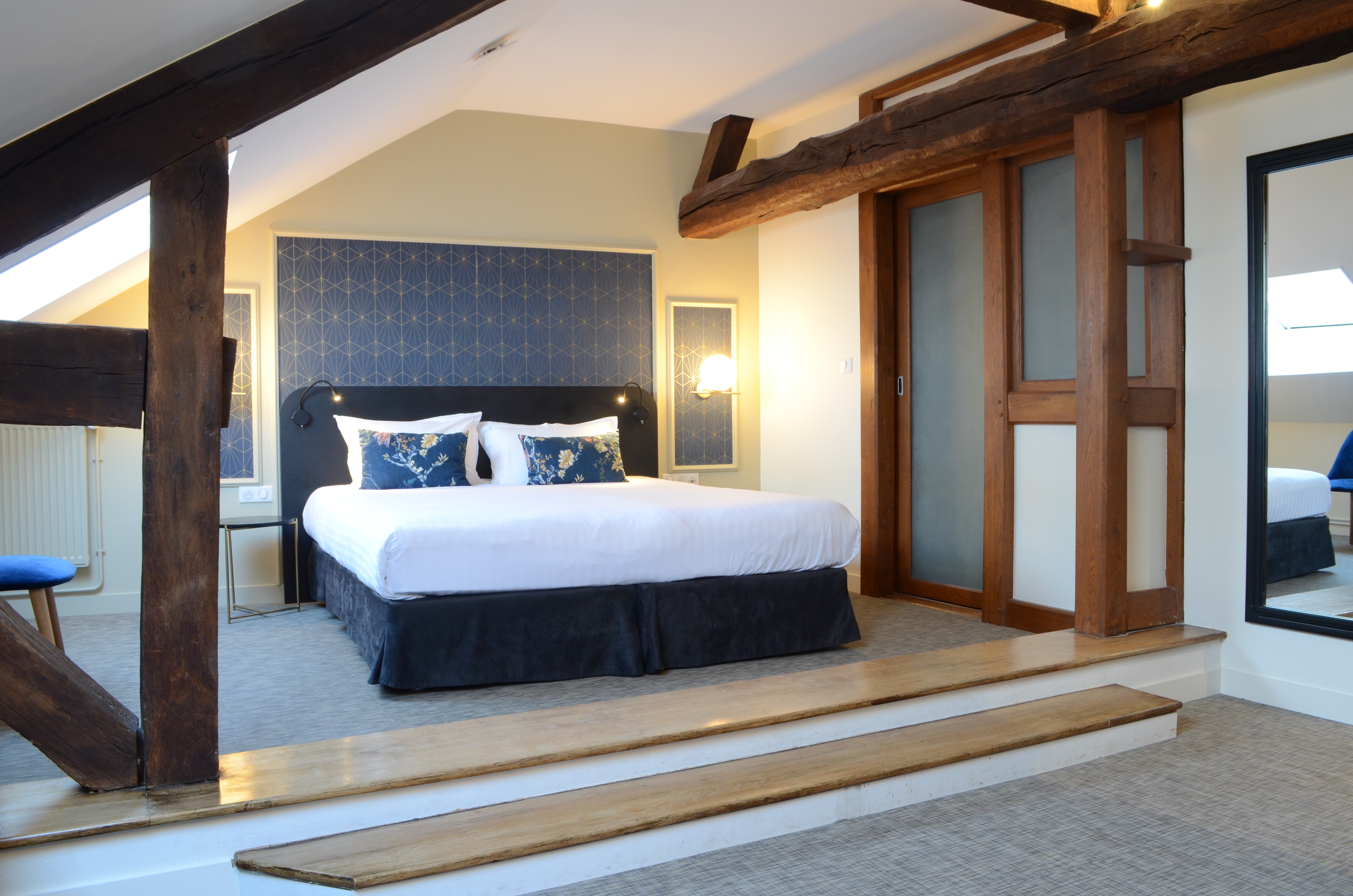 Chambre familiale mansardée